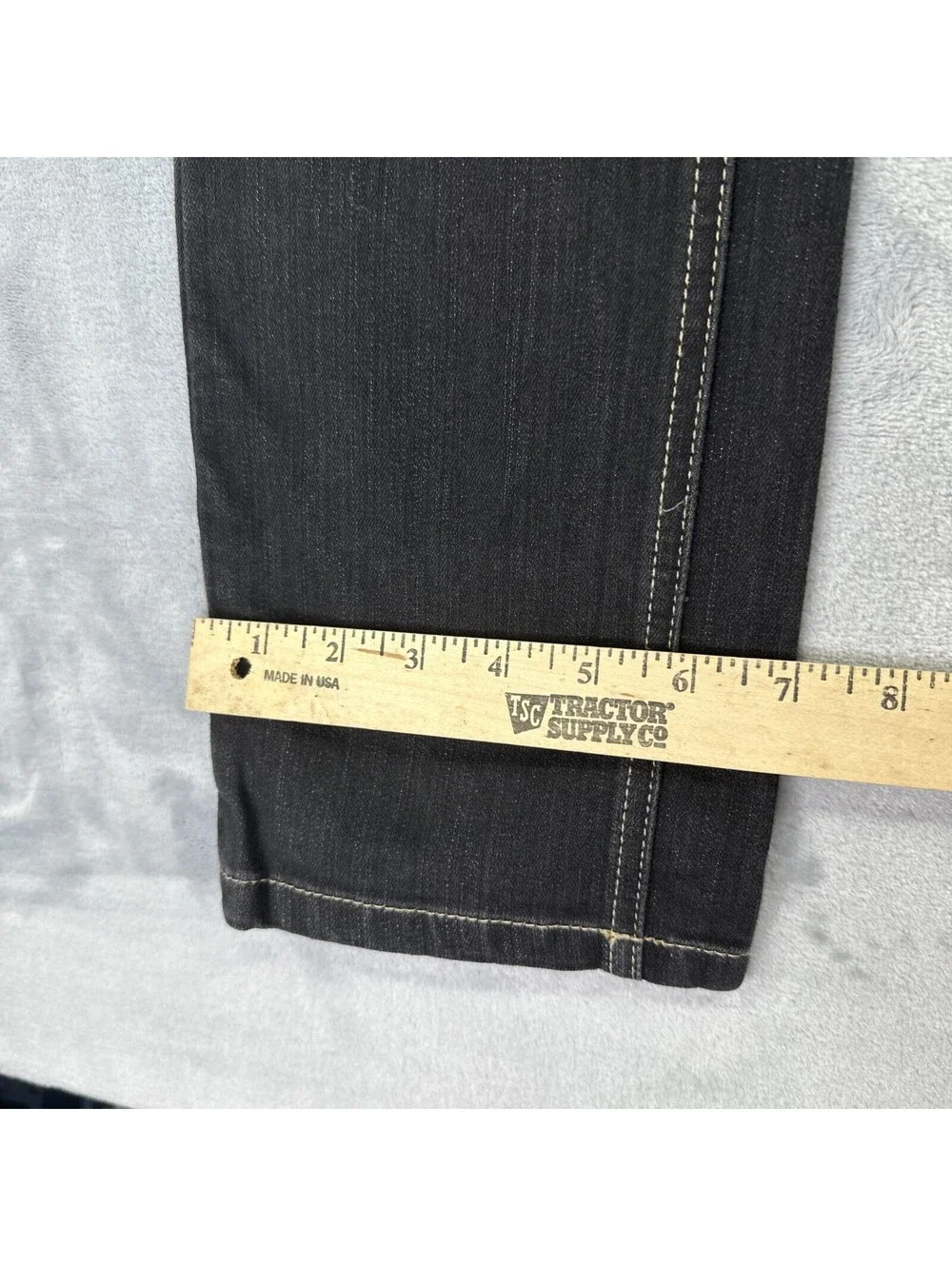 White House Black Market Womens Size 00 Blanc Capri Crop Leg Jeans Black Denim